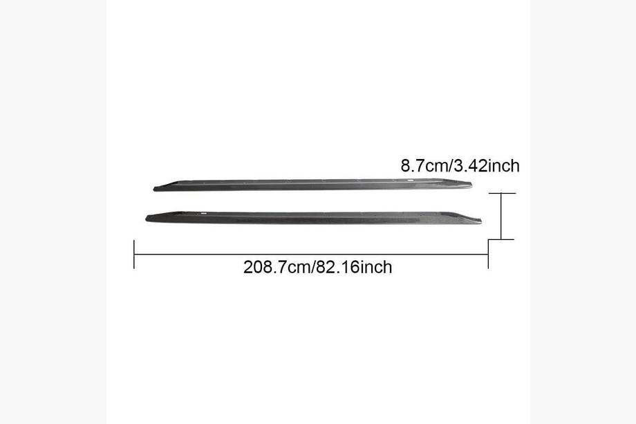 BMW 3 Series G20/G21 2018- Side Skirt Extensions V3 (for G80, Carbon) Photo 3