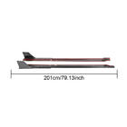 BMW 2 Series G42 2021- Side Skirt Extensions V1 (for G87, Carbon) photo 5