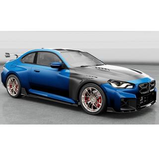 Side Skirt Extensions V1 (for G87, Carbon) BMW 2 Series G42 2021- photo 4