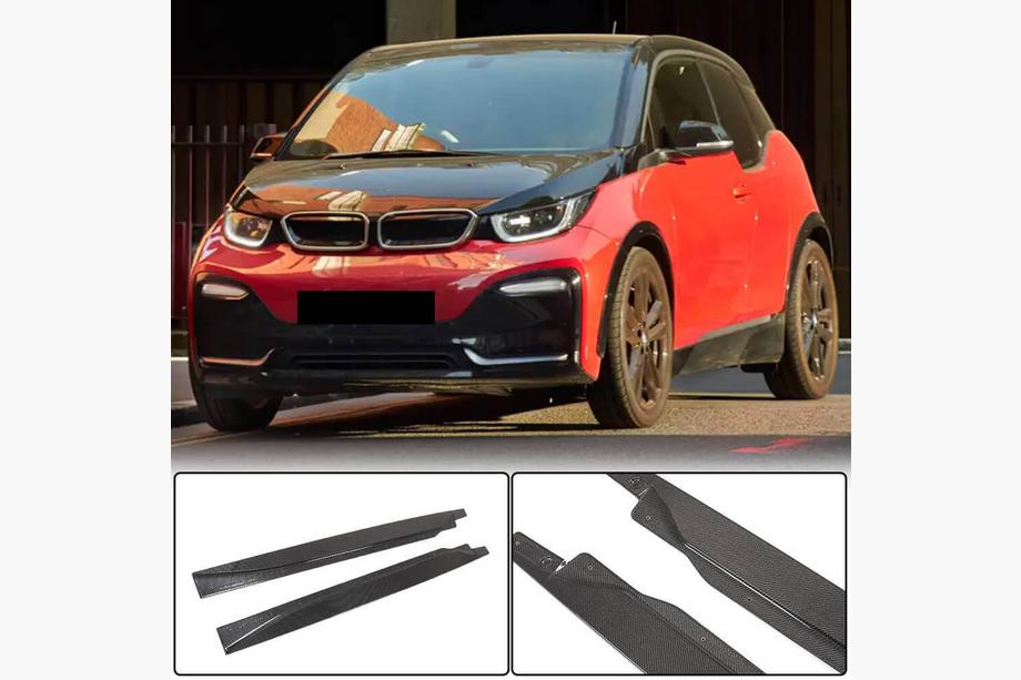 BMW I3 2013-2022 Door Sill Covers (Carbon) Image