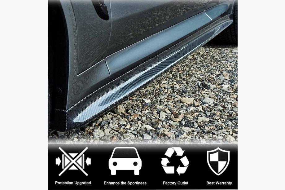 BMW X3 G01 2018- Carbon Side Skirt Extensions V2 (for F97/G01 M-Sport 2019-2021) Photo 4