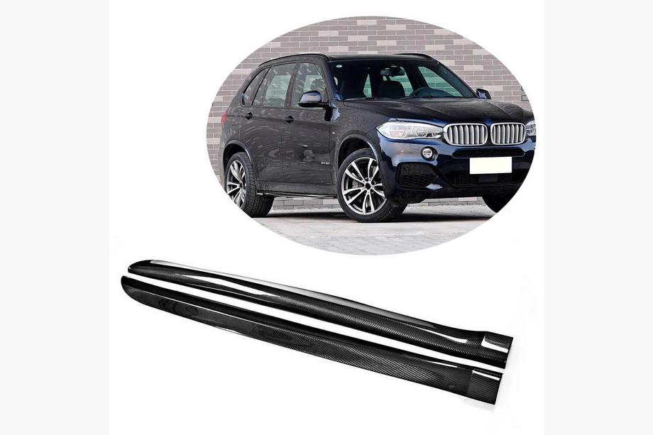 BMW X5 F15 2013-2018 Side Skirt Extensions (for M-Sport, Carbon) Image