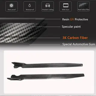 Door Sill Covers (2018-2022, Carbon) photo 3