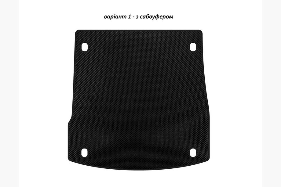 Alfa Romeo Stelvio 2016- EVA Trunk Mat V-1 (with Subwoofer, Black) Image
