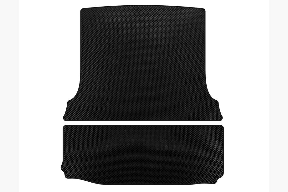 Fiat Fiorino/Qubo 2008-2024 EVA Trunk Mat (Cargo, Black) Image