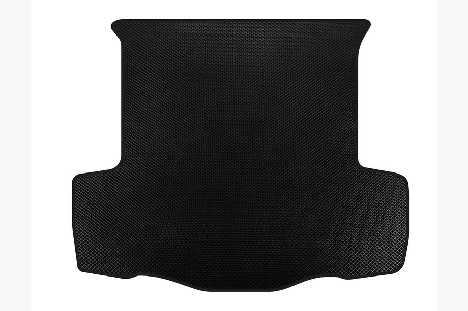 Fiat Linea 2006-2018 EVA Trunk Mat (SD, Black) Image