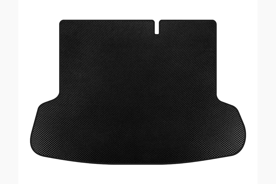 Hyundai Accent 2006-2010 EVA Trunk Mat (SD, Black) Image