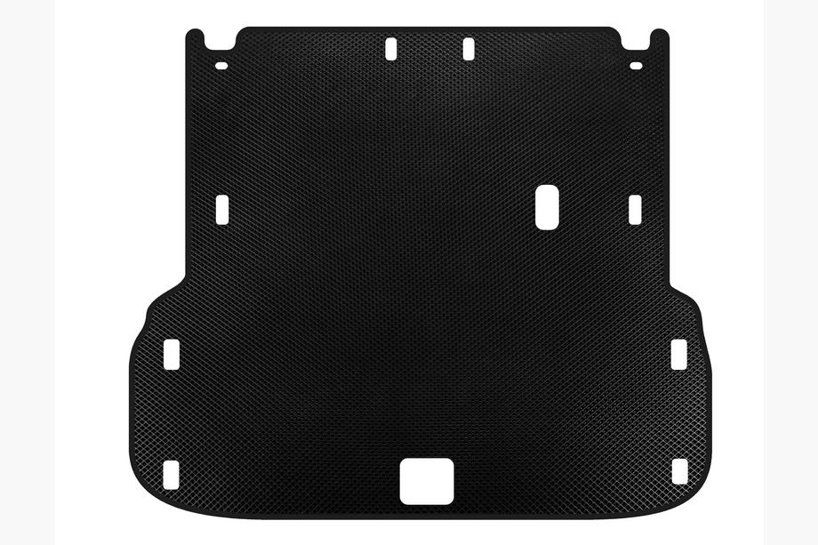 Infiniti QX60 2016-2021 EVA Trunk Mat (up to 2nd Row, Black) Image