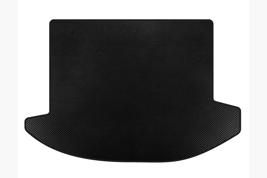 Kia Carens 1999-2012 EVA Trunk Mat (2006-2012, 2 Rows, 7-Seater, Black) Image