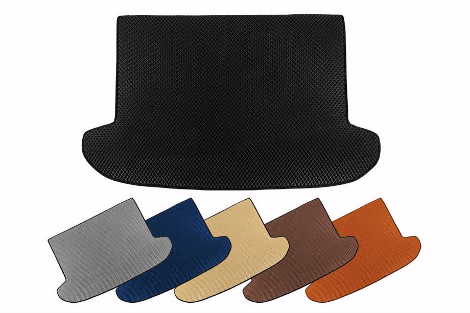 Mazda 3 2013-2019 EVA Trunk Mat (SD, Black) Image