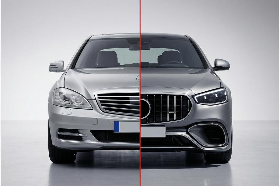 Mercedes S-class W221 2005-2013 Facelift conversion kit to W223 AMG S63 Image