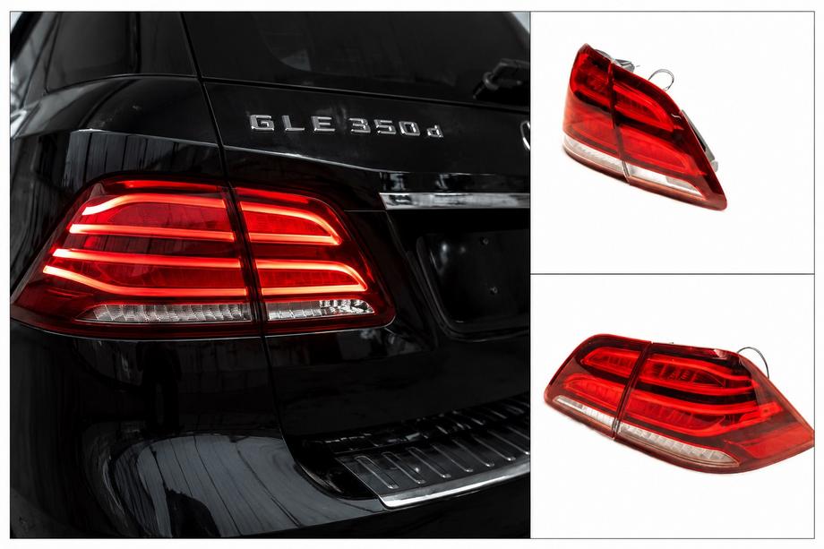 Mercedes GLE/ML class W166 2011-2018 European tail lights (2 pcs) Image