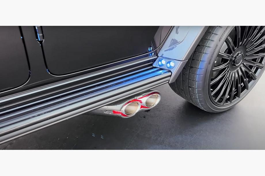 Mercedes G class W465 2025- Exhaust Tips BRB Carbon (2 pcs) Photo 2