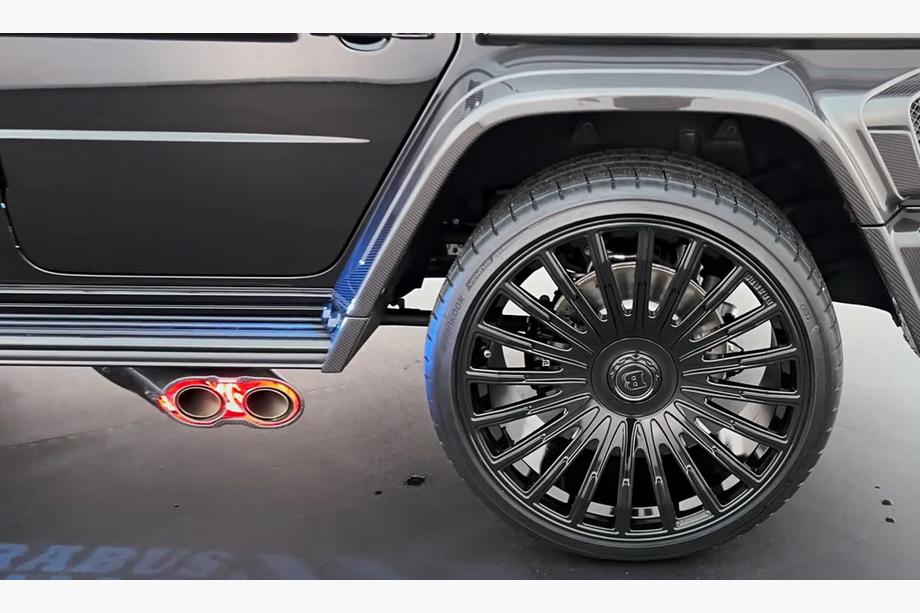 Mercedes G class W465 2025- Exhaust Tips BRB Carbon (2 pcs) Photo 1