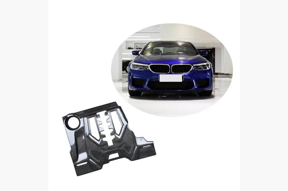 BMW 5 Series G30/G31 2017–2023 Carbon Engine Cover (for F90) Image