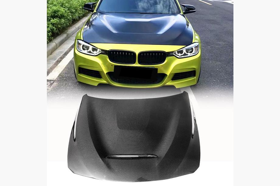 BMW 3 Series F30/F31 2012-2019 GTS-Style V1 Hood (for F30/F31, Carbon) Image