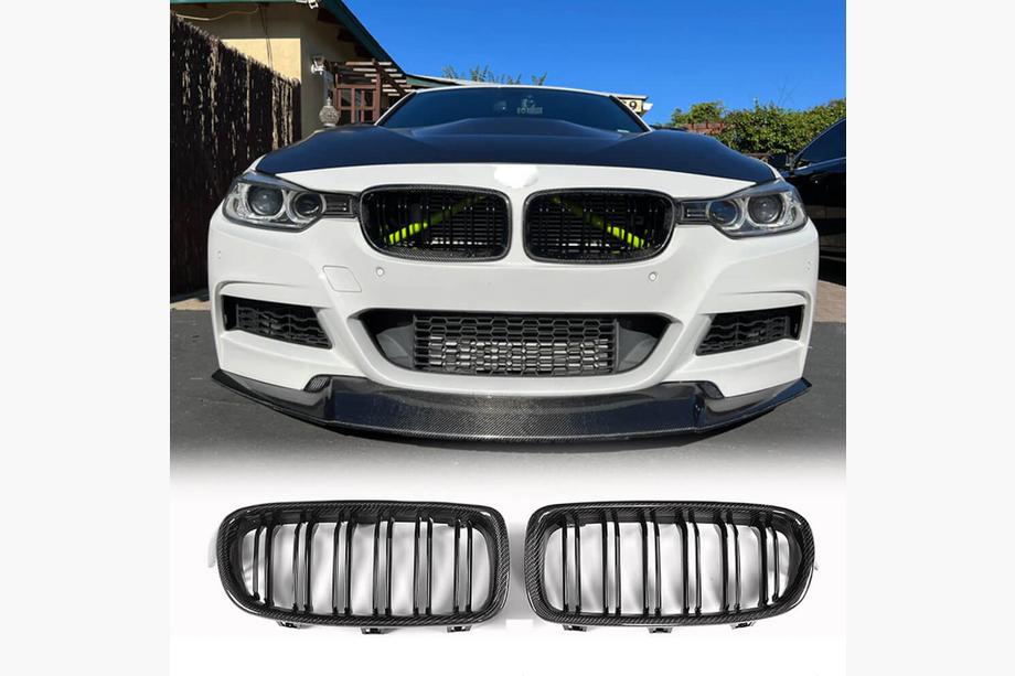 BMW 3 Series F30/F31 2012-2019 Grilles M-Look V1 (Carbon) Image