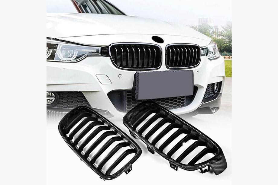 BMW 3 Series F30/F31 2012-2019 Grille Kidney 1 Bar (Carbon) Image