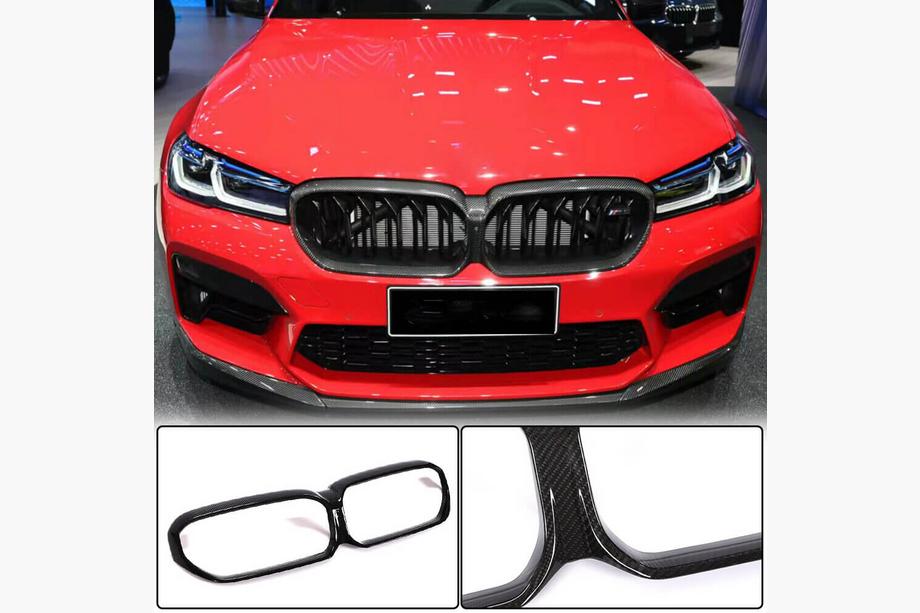 BMW 5 Series G30/G31 2017–2023 Grille Surround (2021-2023, Carbon) Image