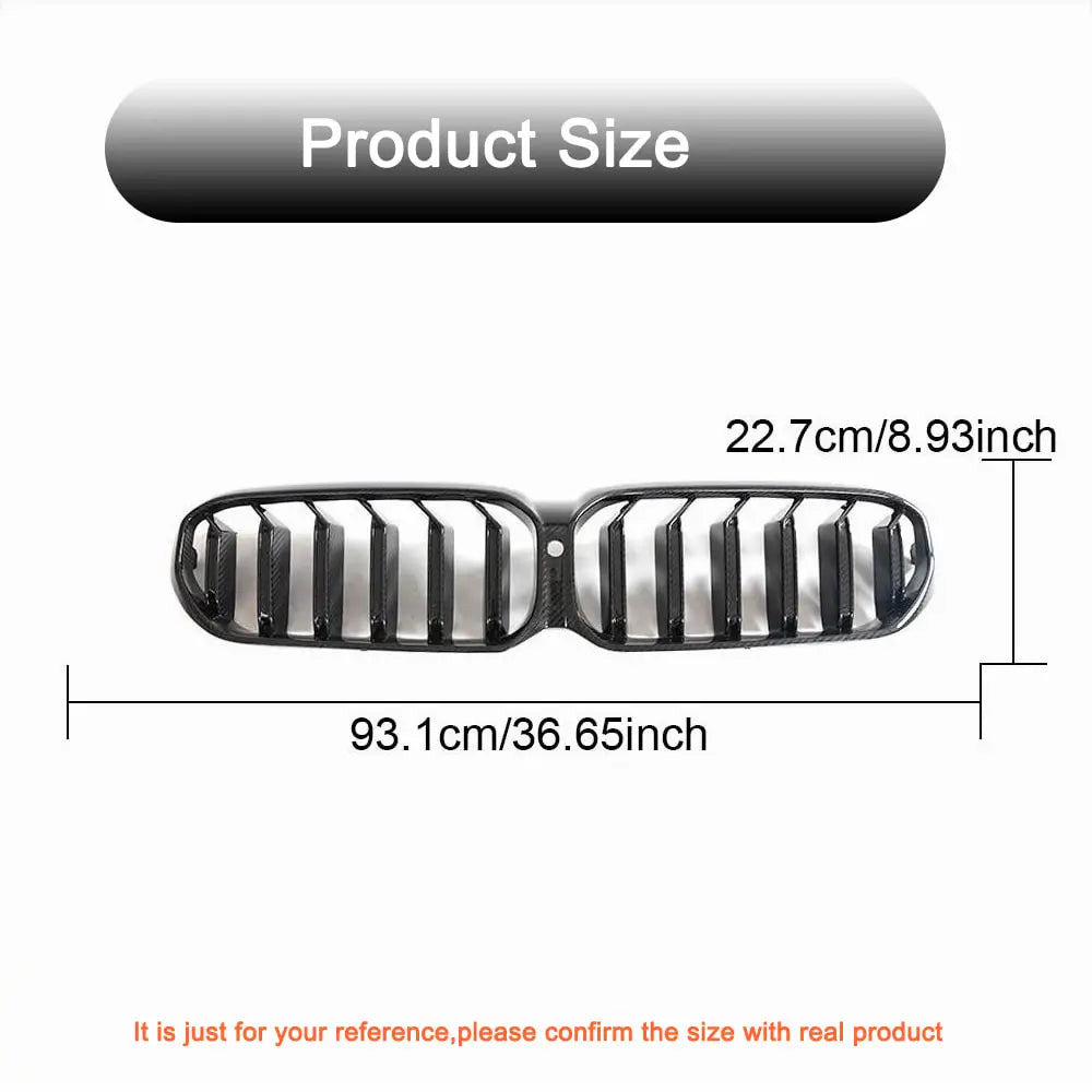 BMW 5 Series G30/G31 2017–2023 M-Look V1 Grilles (2021-2023, Dry Carbon) photo 5