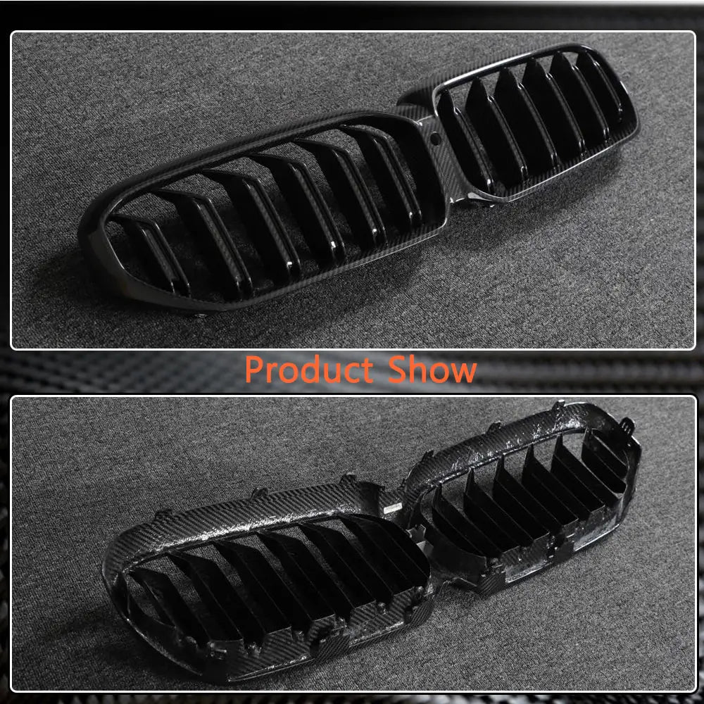 BMW 5 Series G30/G31 2017–2023 M-Look V1 Grilles (2021-2023, Dry Carbon) photo 6