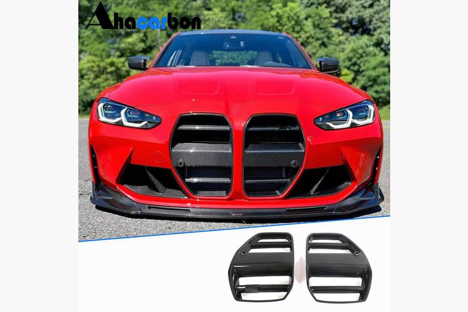 BMW 3 Series G20/G21 2018- Kidney Grilles FRP V6 (for G80 2021+ without ACC) Image
