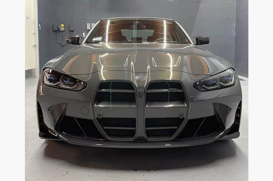 BMW 4 Series G22/23/26 2020- V4 Kidney Grilles (for G82/G83, Carbon) Photo 4