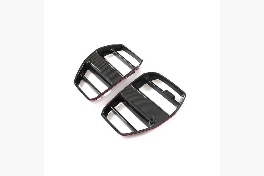 BMW 4 Series G22/23/26 2020- V4 Kidney Grilles (for G82/G83, Carbon) Photo 6