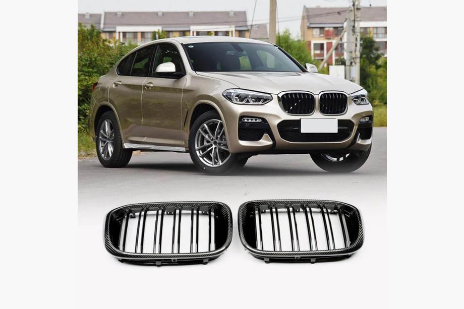 BMW X4 G02 2018- M-Look Kidney Grilles (2018-2021, Carbon) Image