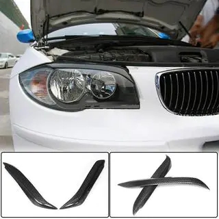 Headlight Eyelids (Carbon) BMW 1 Series E81/E82/E87/E88 2004-2011 photo 1