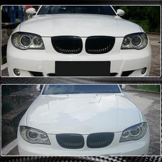 Headlight Eyelids (Carbon) BMW 1 Series E81/E82/E87/E88 2004-2011 photo 4