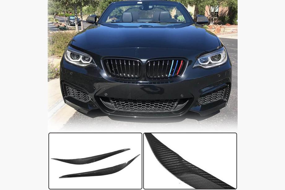 BMW 2 Series F22/F23 2014-2021 Headlight Eyelids (Carbon) Image