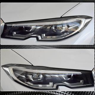 Headlight Eyelids (2018-2022, Carbon) BMW 3 Series G20/G21 2018- photo 4