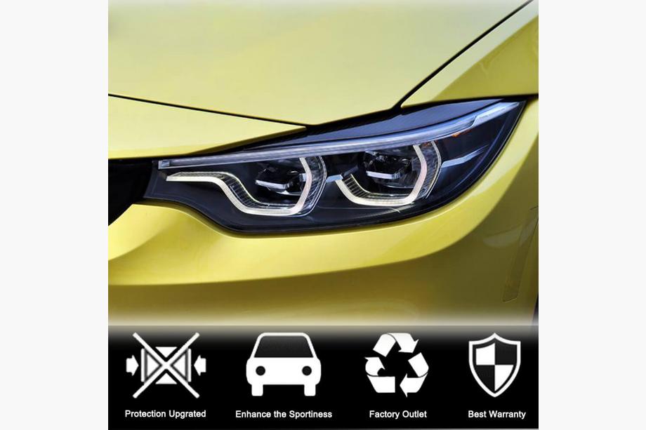 BMW 4 Series F32/F33/F36 2012-2020 Headlight Eyelids V2 (Carbon) Photo 4