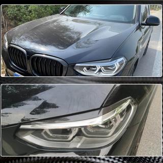 Headlight Eyelids (2018-2021, Carbon) BMW X3 G01 2018- photo 4