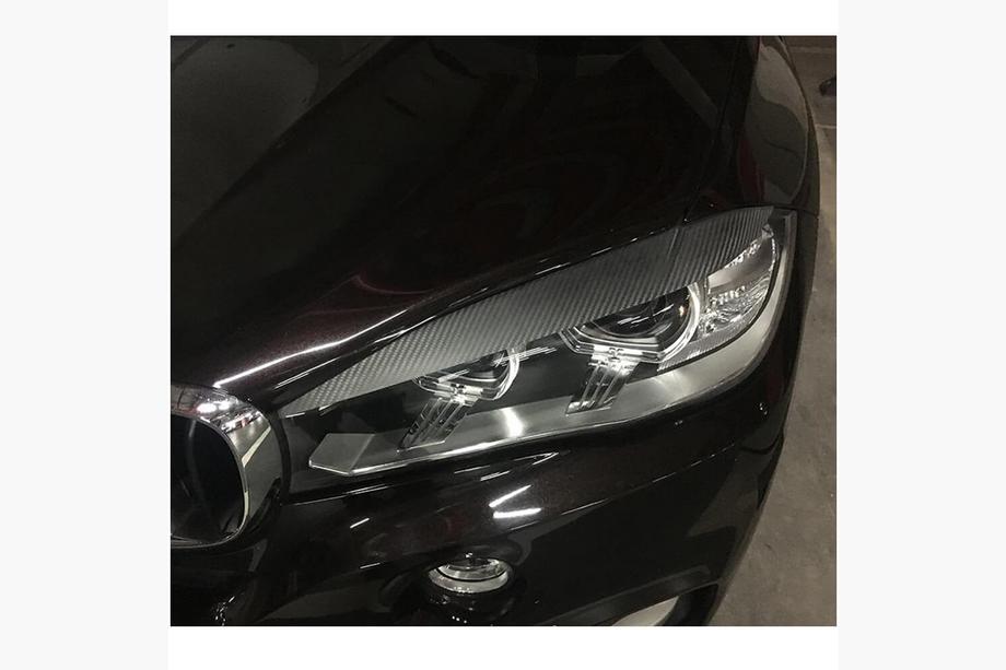 BMW X5 F15 2013-2018 Headlight Eyelids FRP V3 Photo 4