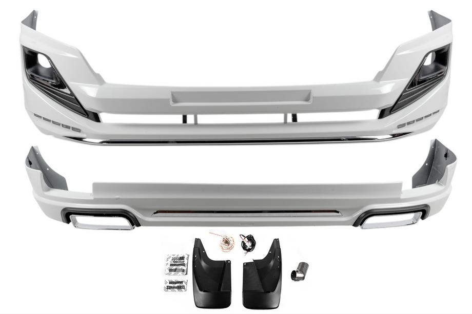 Toyota Land Cruiser Prado 150 2009-2023 Front and Rear Bumper Guards Luxury (2013-2017) Photo 2