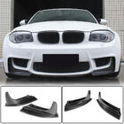 BMW 1 Series E81/E82/E87/E88 2004-2011 Front Bumper Flap Extensions (for 1M E82, Carbon) photo 1
