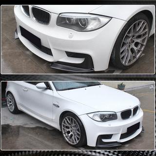 Front Bumper Flap Extensions (for 1M E82, Carbon) BMW 1 Series E81/E82/E87/E88 2004-2011 photo 4