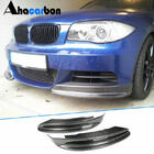 BMW 1 Series E81/E82/E87/E88 2004-2011 Front Bumper Flap Extensions (for E82/E88 M-Sport, Carbon) photo 1