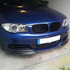 BMW 1 Series E81/E82/E87/E88 2004-2011 Front Bumper Flap Extensions (for E82/E88 M-Sport, Carbon) photo 2