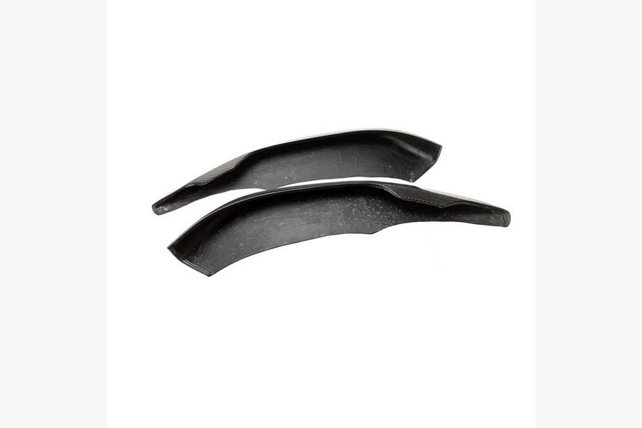 BMW 1 Series F20/F21 2011-2019 Front Bumper Flap Extensions (for M-Sport 2015-2019, Carbon) Photo 4