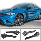 BMW 2 Series F22/F23 2014-2021 Front Bumper Flap Extensions (for F87 M2/M2C, Carbon) photo 1