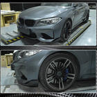 BMW 2 Series F22/F23 2014-2021 Front Bumper Flap Extensions (for F87 M2/M2C, Carbon) photo 4
