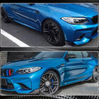 BMW 2 Series F22/F23 2014-2021 Front Bumper Flap Extensions (for F87 M2/M2C, Carbon) photo 5