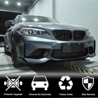 Front Bumper Flap Extensions (for F87 M2/M2C, Carbon) BMW 2 Series F22/F23 2014-2021 photo 3
