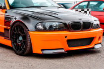 BMW 3 Series E46 1998-2006 Front Bumper Flap Extensions (for M3, Carbon) photo 2