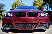 BMW 3 Series E90/E91 2005-2011 Front Bumper Flaps (for E90 2008-2011 M-Sport, Carbon) photo 2