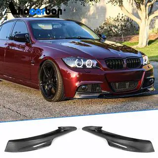 Front Bumper Flaps (for E90 2008-2011 M-Sport, Carbon) photo 1