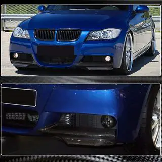 Front Bumper Flaps (for E90 2005-2008 M-Sport, Carbon) photo 3